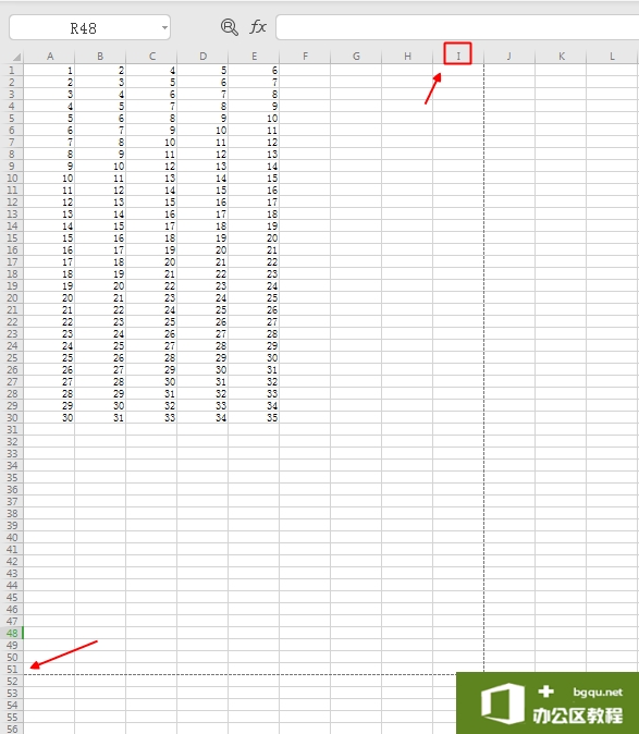 Excel表格中，不用打印预览，也可以大致知道打印线